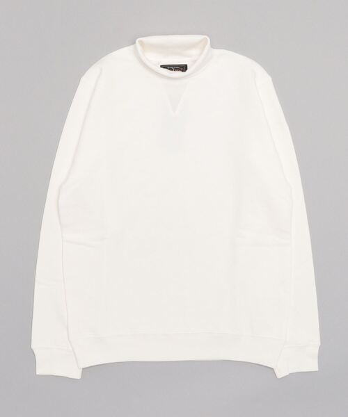 「BEAMS PLUS」 スウェットカットソー M オフホワイト メンズ