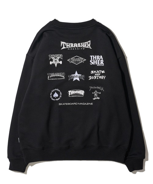 「THRASHER」 スウェットカットソー MEDIUM ホワイト メンズ_画像5