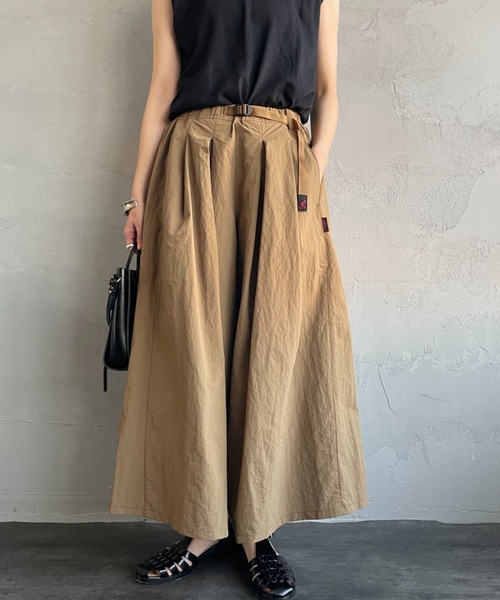 ワイドパンツ パンツ 「GRAMICCI/グラミチ」 ナイロンフレアイージーパンツ レディースの画像