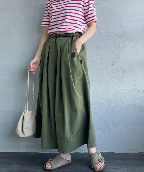 ワイドパンツ パンツ 「GRAMICCI/グラミチ」 ナイロンフレアイージーパンツ レディースの画像