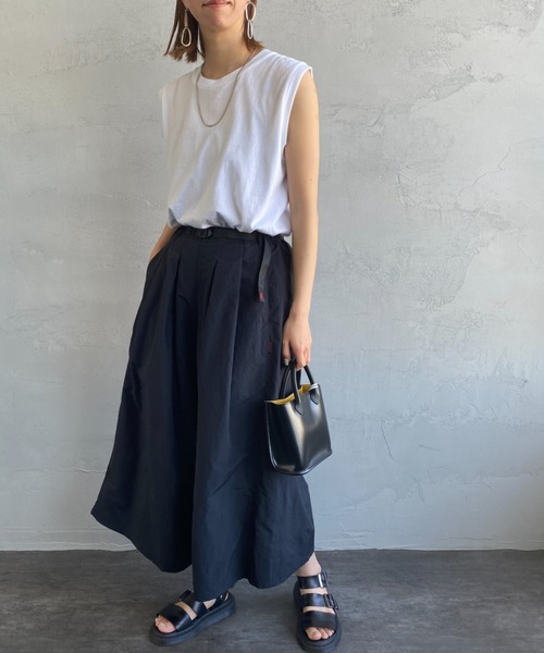 ワイドパンツ パンツ 「GRAMICCI/グラミチ」 ナイロンフレアイージーパンツ レディースの画像