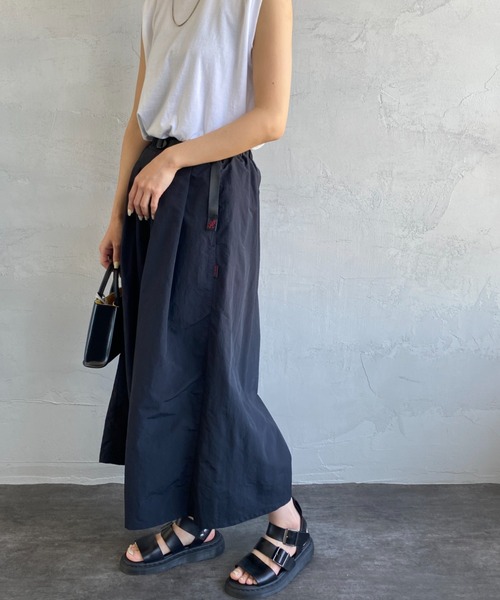 ワイドパンツ パンツ 「GRAMICCI/グラミチ」 ナイロンフレアイージーパンツ レディースの画像