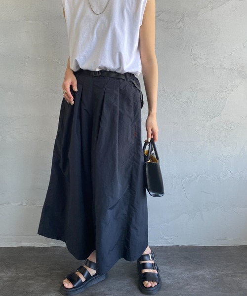 ワイドパンツ パンツ 「GRAMICCI/グラミチ」 ナイロンフレアイージーパンツ レディースの画像