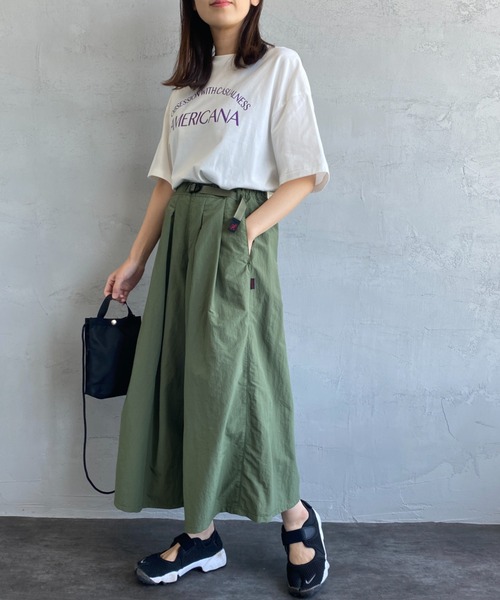 ワイドパンツ パンツ 「GRAMICCI/グラミチ」 ナイロンフレアイージーパンツ レディースの画像