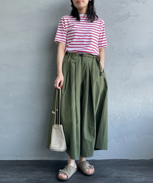ワイドパンツ パンツ 「GRAMICCI/グラミチ」 ナイロンフレアイージーパンツ レディースの画像