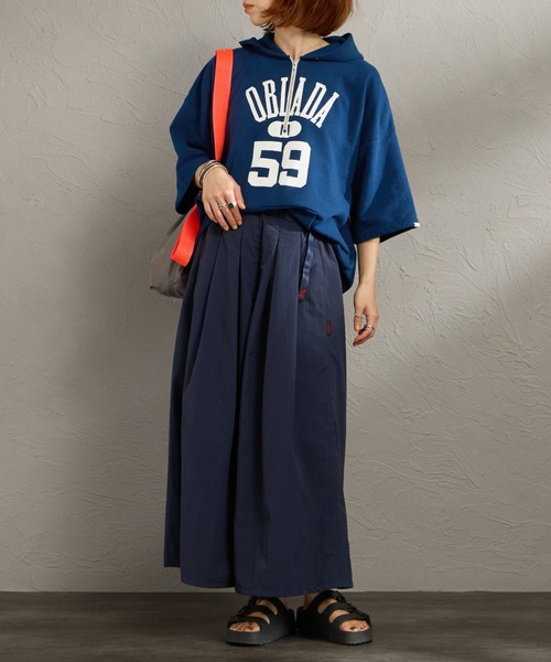 ワイドパンツ パンツ 「GRAMICCI/グラミチ」 ナイロンフレアイージーパンツ レディースの画像