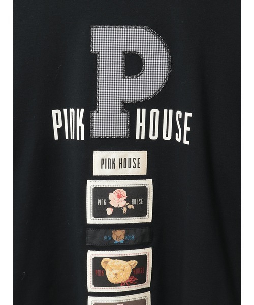 PINK HOUSE（ピンクハウス） tシャツ 半袖 Pロゴアップリケ＆ネーム