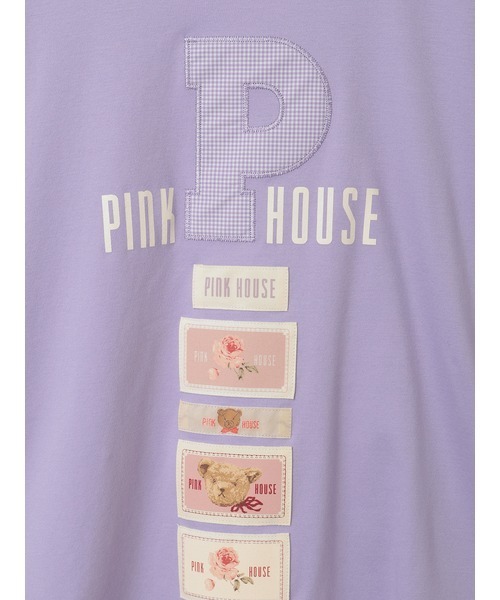 PINK HOUSE（ピンクハウス） tシャツ 半袖 Pロゴアップリケ＆ネーム