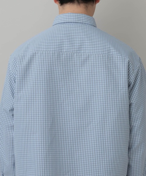 RAGEBLUE（レイジブルー） シャツ Cropped Check Shirt/ミニチェック柄