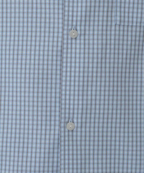 RAGEBLUE（レイジブルー） シャツ Cropped Check Shirt/ミニチェック柄