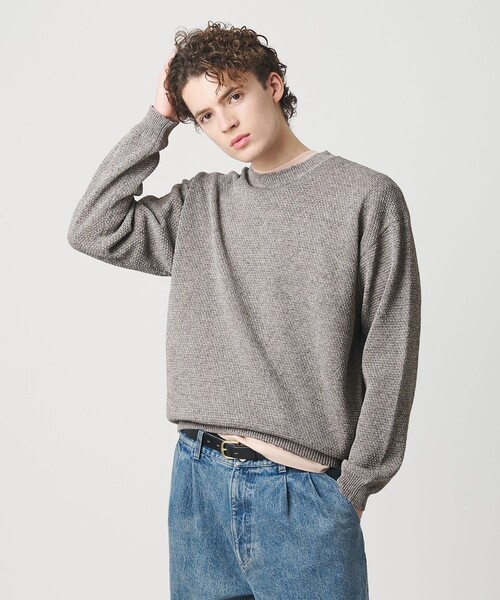 2018 UNITED ARROWS 人気ニット OWNESS＞18ゲージ カシミヤ クロップド クルーネック ニット（ニット
