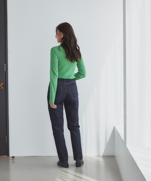 「YANUK」 デニムパンツ 26inch ワンウォッシュ レディースの画像