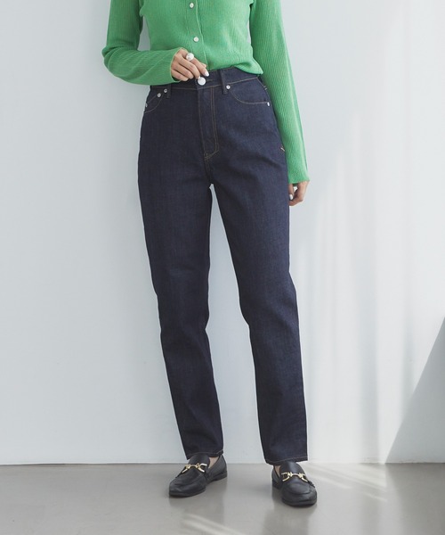 「YANUK」 デニムパンツ 26inch ワンウォッシュ レディースの画像