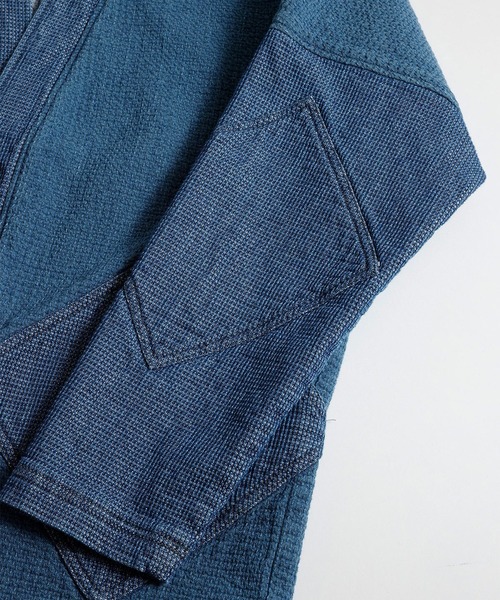 コート ジャケット 「FDMTL」INDIGO CARDIGAN 3YR WASH メンズの画像