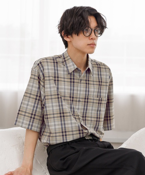 Ron Herman（ロンハーマン） 長袖シャツ M ブルー メンズ : ZOZOTOWN