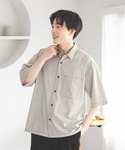 シャツ 半袖 URBANシャツAIR/5分袖/...の詳細画像4