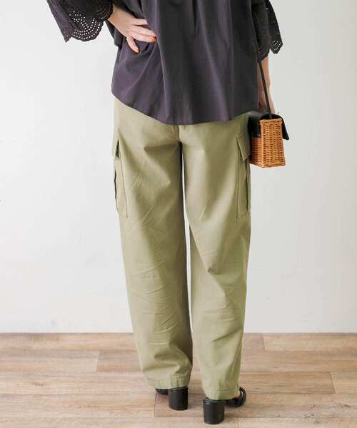 「URBAN RESEARCH Sonny Label」 カーゴパンツ 36 カーキ レディース_画像3