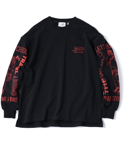 「gym master」 スウェットカットソー LARGE ブラック メンズ_画像6