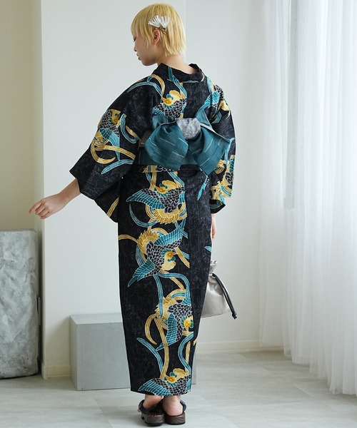 ☆*☆様 浴衣3点セット ニコアンティーク　ウタタネ　未使用　龍　ドラゴン　ベー utatane 浴衣 選べる浴衣3点セット ニコアンティークオリジナル