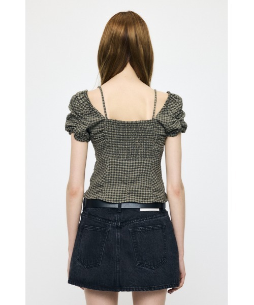 MOUSSY（マウジー） ブラウス シャツ MULTIWAY GATHER ブラウス