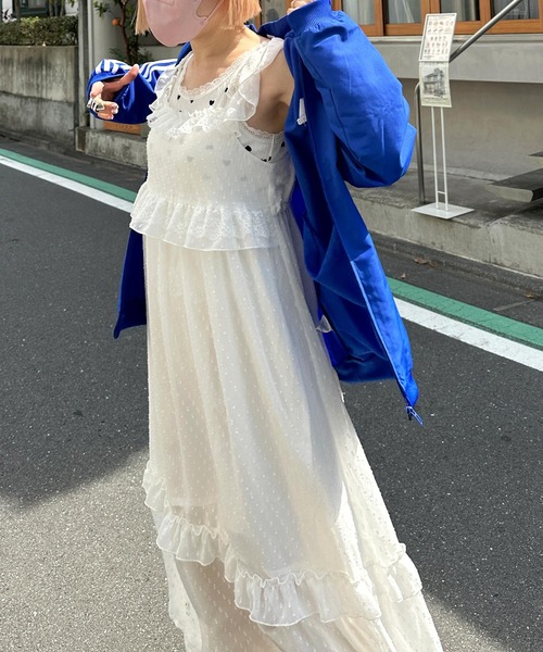 「Alley by w closet」 ノースリーブワンピース FREE ピンク レディース_画像6