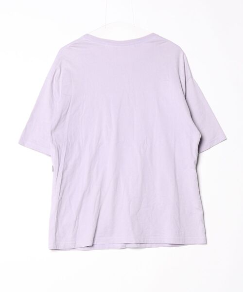 「AlexanderLeeChang」 半袖Tシャツ 3 パープル メンズ_画像2
