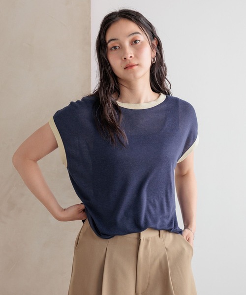 tシャツ 「daily CLIP」シアーリンガーT レディース | studio CLIP | 14