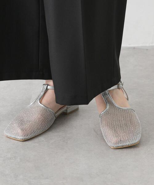 「SENSE OF PLACE by URBAN RESEARCH」 フラットサンダル LARGE ブラック レディース_画像2