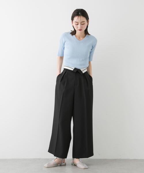 「SENSE OF PLACE by URBAN RESEARCH」 フラットサンダル LARGE ブラック レディース_画像4