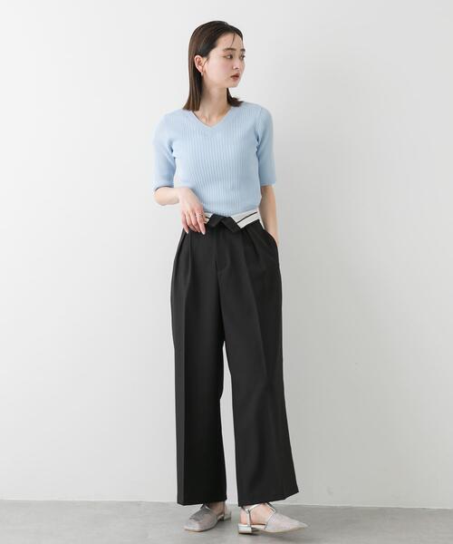 「SENSE OF PLACE by URBAN RESEARCH」 フラットサンダル LARGE ブラック レディース_画像5