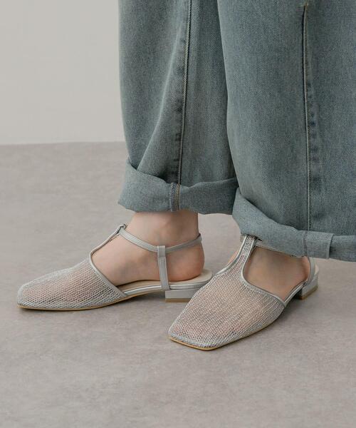 「SENSE OF PLACE by URBAN RESEARCH」 フラットサンダル LARGE ブラック レディース_画像7