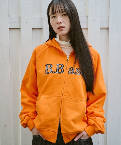 BROKEN BASE（ブロークンベース） ジップアップパーカー MEDIUM
