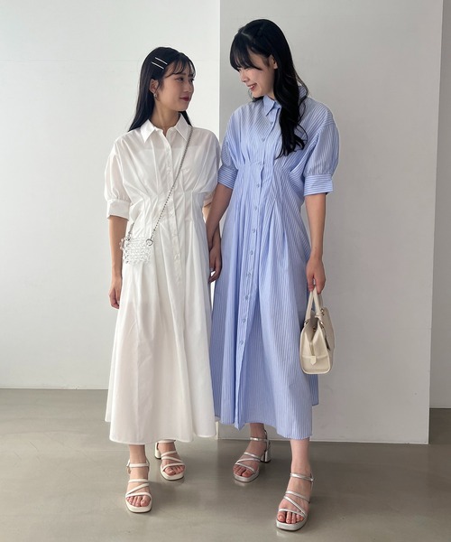 one after another NICE CLAUP 「one CLAUP」 シャツワンピース SMALL
