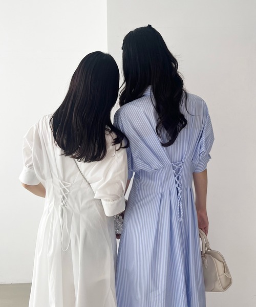 one after another NICE CLAUP 「one CLAUP」 シャツワンピース SMALL