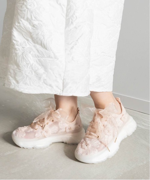 「RANDA」 ローカットスニーカー L ピンク レディース_画像5