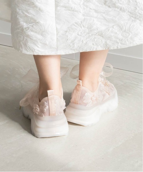 「RANDA」 ローカットスニーカー L ピンク レディース_画像7