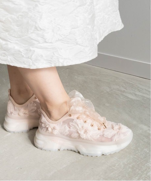「RANDA」 ローカットスニーカー L ピンク レディース_画像8