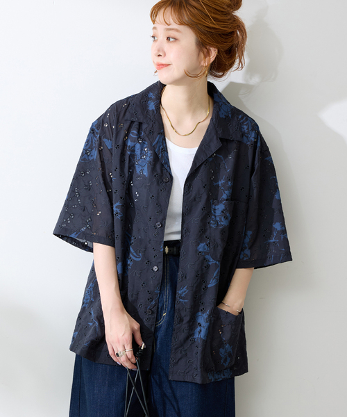 B.C STOCK（ベーセーストック） アロハシャツ シャツ 半袖 アロハ