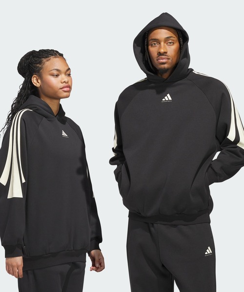 adidas（アディダス） パーカー バスケットボール スリーストライプス