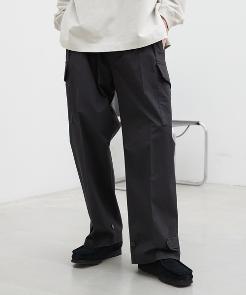 「WYM LIDNM」 カーゴパンツ FREE グリーン メンズ_画像3