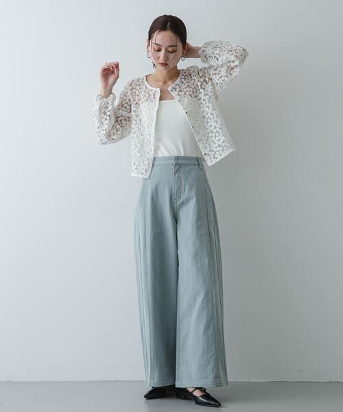 「SENSE OF PLACE by URBAN RESEARCH」 長袖ブラウス ONE ベージュ レディース_画像5