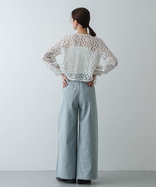「SENSE OF PLACE by URBAN RESEARCH」 長袖ブラウス ONE ベージュ レディース_画像6