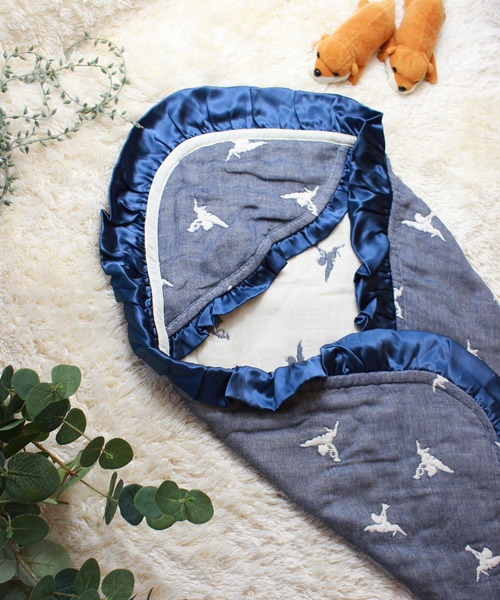 SweetMommy（スウィートマミー） おくるみ 6重ガーゼフリルおくるみ