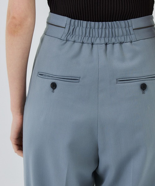 CITY パンツ 「CITY」クラシックウールサイドスリットストレート