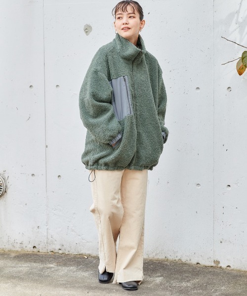 cepo（セポ） ジャケット ブルゾン ボアキリカエオーバーブルゾン