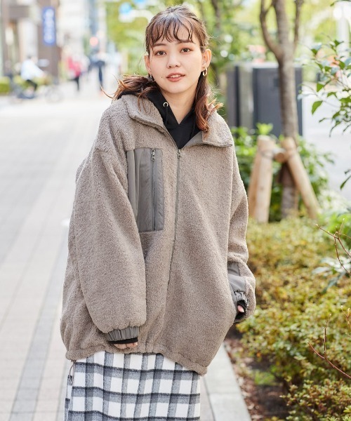 cepo（セポ） ジャケット ブルゾン ボアキリカエオーバーブルゾン