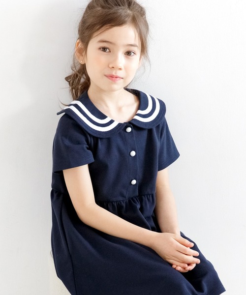高級品市場 Bee des ワンピース セーラーワンピース キッズ 子供服 女の子 ワンピース