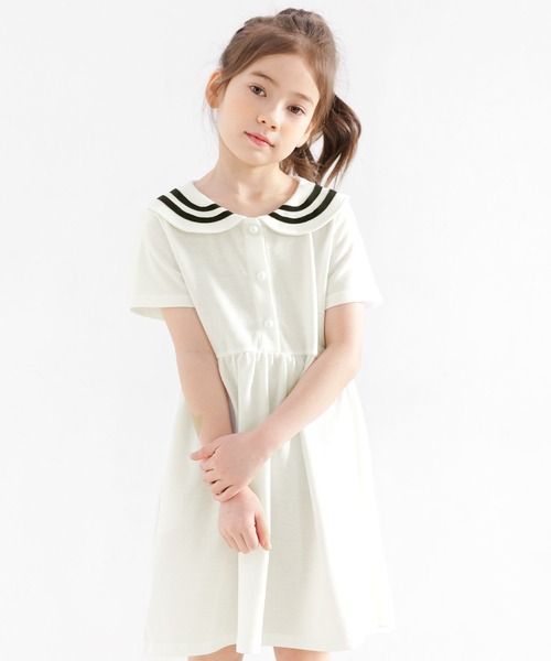 Bee des ワンピース セーラーワンピース キッズ 子供服 女の子