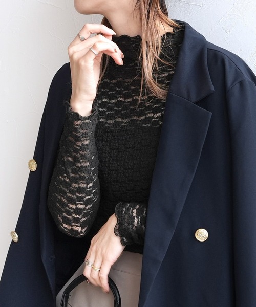 reca（レカ） ブラウス シャツ 「オンオフ問わず着れる！」シアー