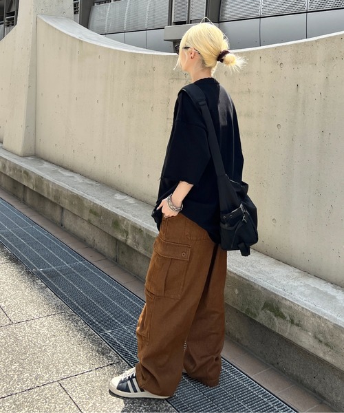 kolor カラー　カーゴパンツ　ピンクカモ　サイズ1 セール】 カットコールワイドカーゴパンツ （カーゴパンツ